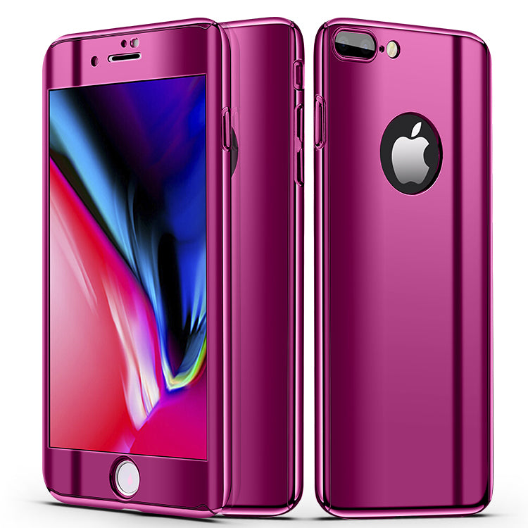 Bakeey Plating 360? Full Body Case+Tempered Glass Film For iPhone XR/XS/XS Max/X/8/8 Plus/7/7 Plus/6s/6s Plus/6/6 Plus