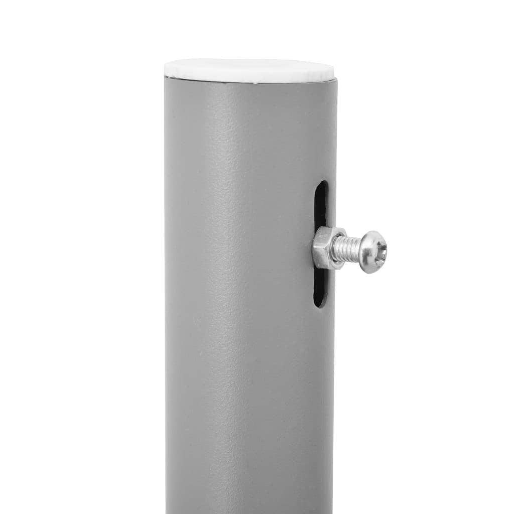 Patio Retractable Side Awning 55.1"x472.4" Anthracite