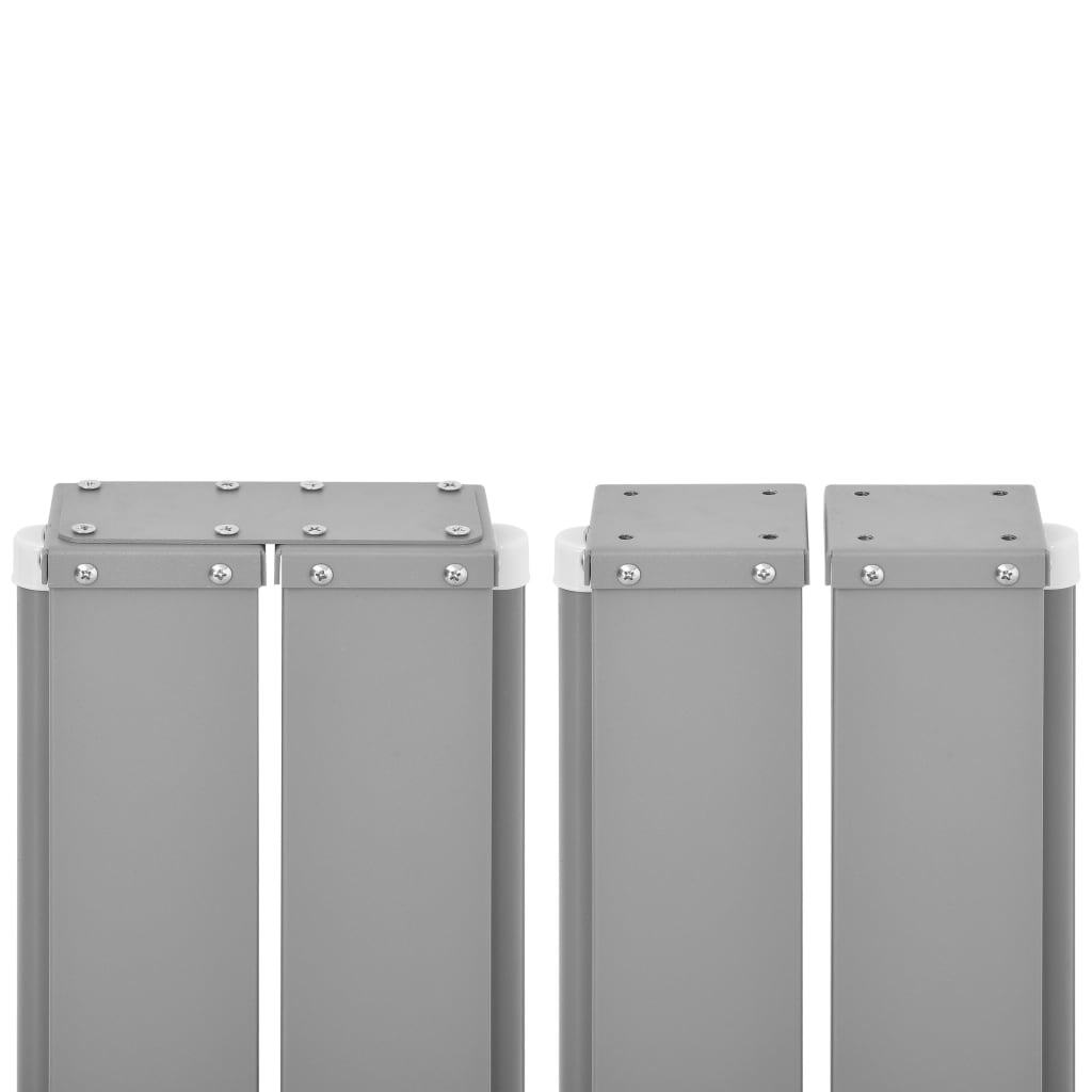 Retractable Side Awning Cream 55.1"x236.2