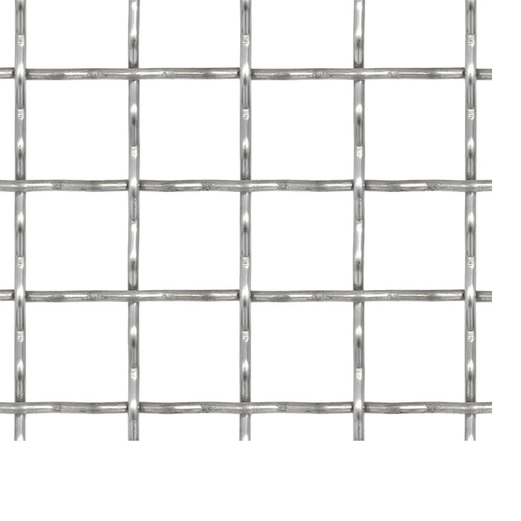 Crimped Garden Wire Fence Stainless Steel 39.4"x33.5" 1.2"x1.2"x0.1