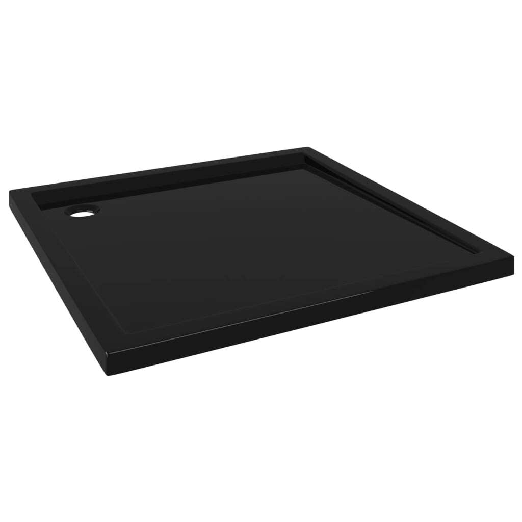 Square ABS Shower Base Tray Black 31.5"x31.5