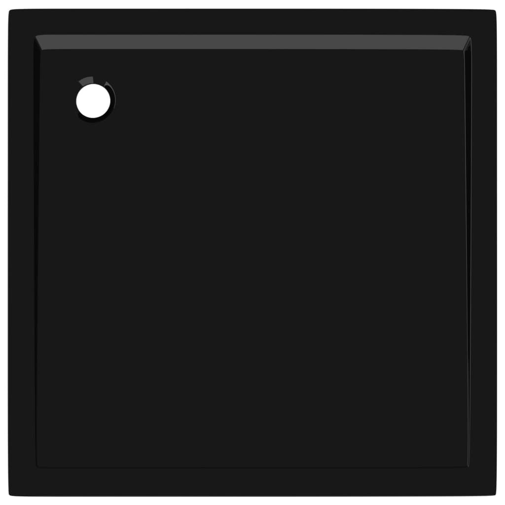 Square ABS Shower Base Tray Black 31.5"x31.5