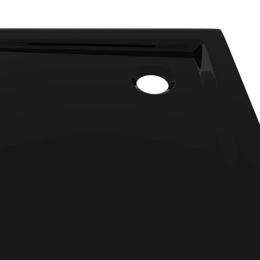 Square ABS Shower Base Tray Black 31.5"x31.5