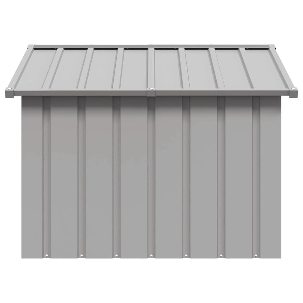 Dog House Gray 45.9"x40.6"x32.1" Galvanized Steel
