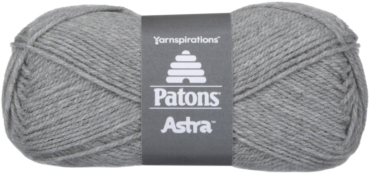 Spinrite Patons Astra Yarn Solids Silver Grey 1 Pack of 1 Skein