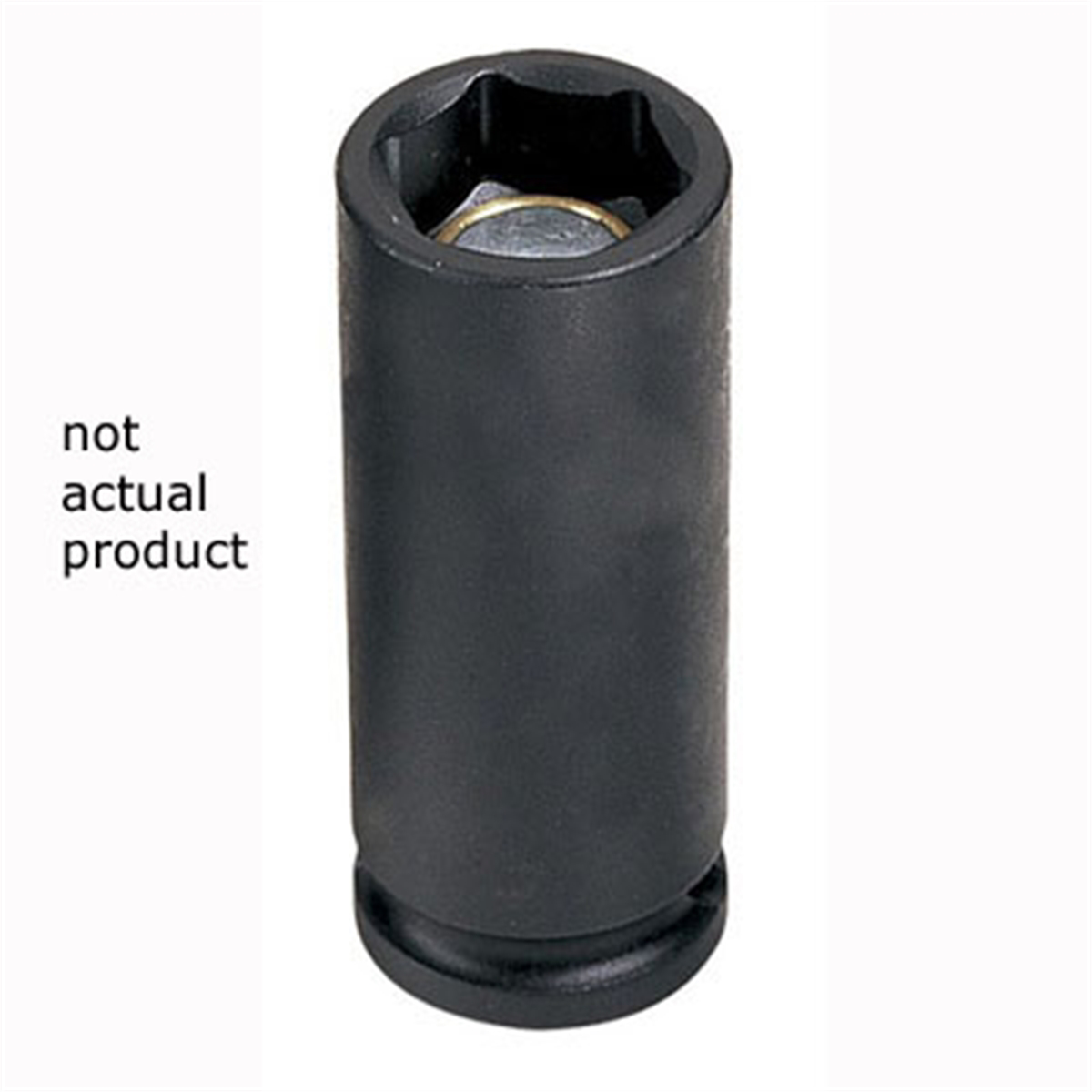Grey Pneumatic 3/8" Drive x 7/16" Magnetic Deep Socket