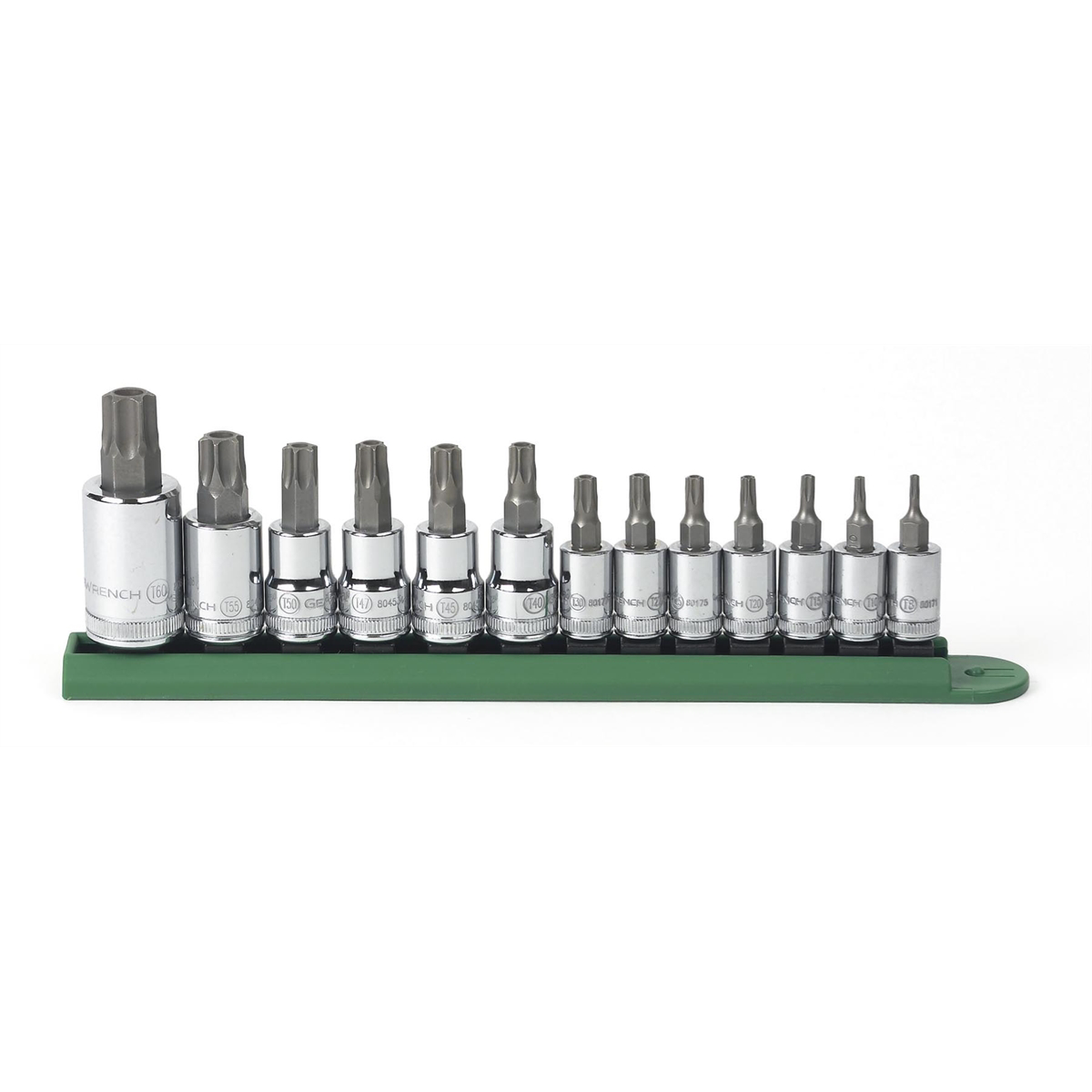 GearWrench 13 Piece 1/4 Inch, 3/8 Inch & 1/2 Inch Drive Tamper Proof Torx Bit Socket Set