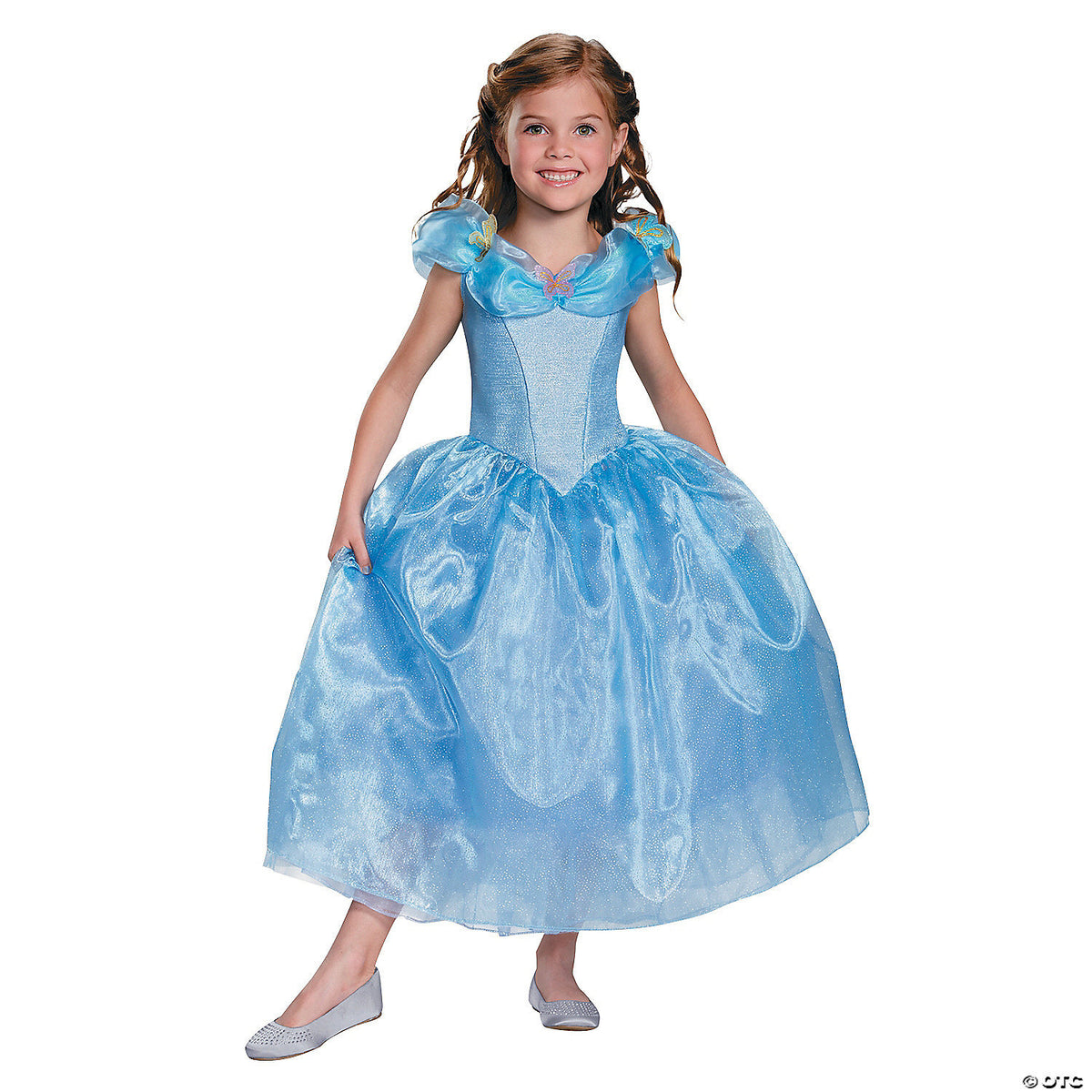 Girl s Deluxe Cinderella Movie Costume Large