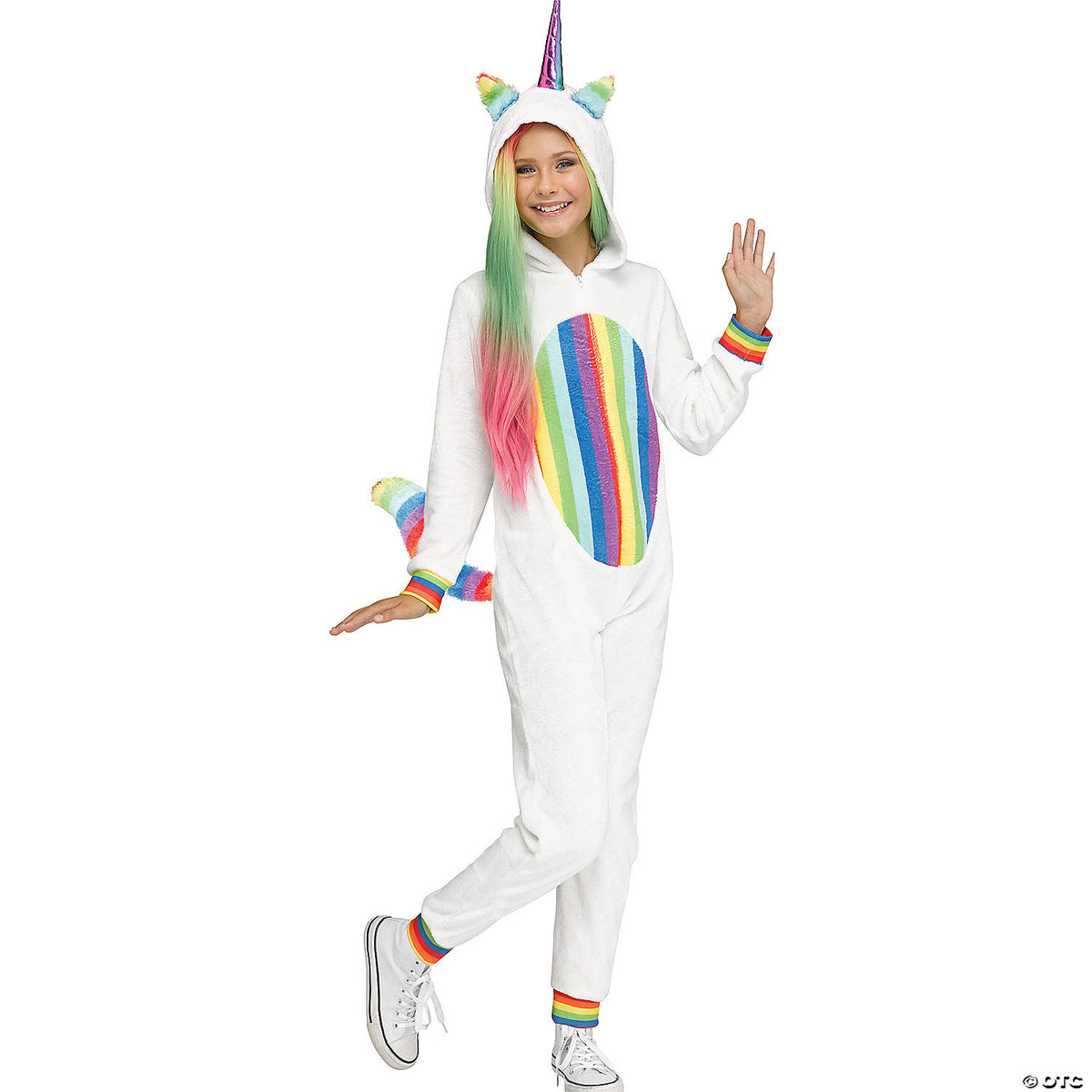 Kids Rainbow Unicorn Costume MD