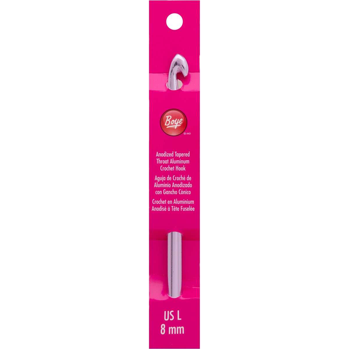 Boye Aluminum Crochet Hook 6inches Size L11per8mm