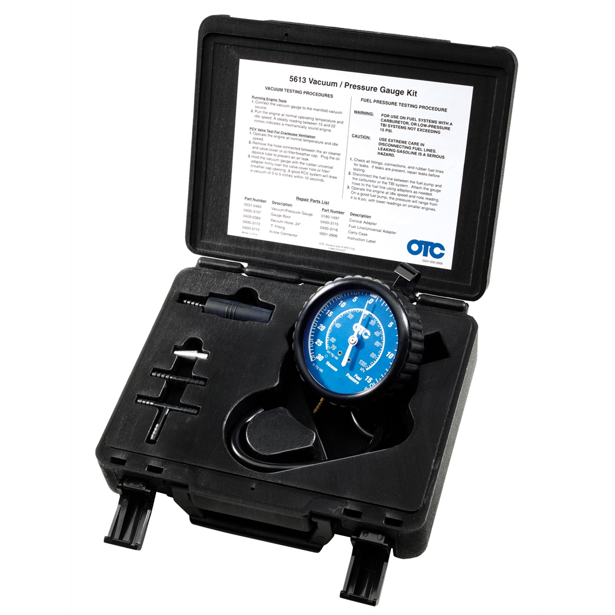 OTC Vacuum/Pressure Gauge Kit