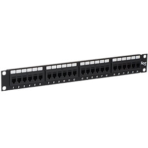 Patch panelcat 6 feed-thru 24-p1rms