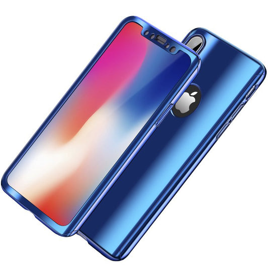 Bakeey Plating 360? Full Body Case+Tempered Glass Film For iPhone XR/XS/XS Max/X/8/8 Plus/7/7 Plus/6s/6s Plus/6/6 Plus