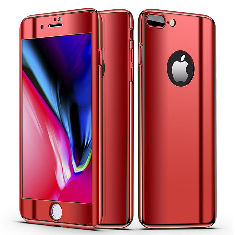 Bakeey Plating 360? Full Body Case+Tempered Glass Film For iPhone XR/XS/XS Max/X/8/8 Plus/7/7 Plus/6s/6s Plus/6/6 Plus