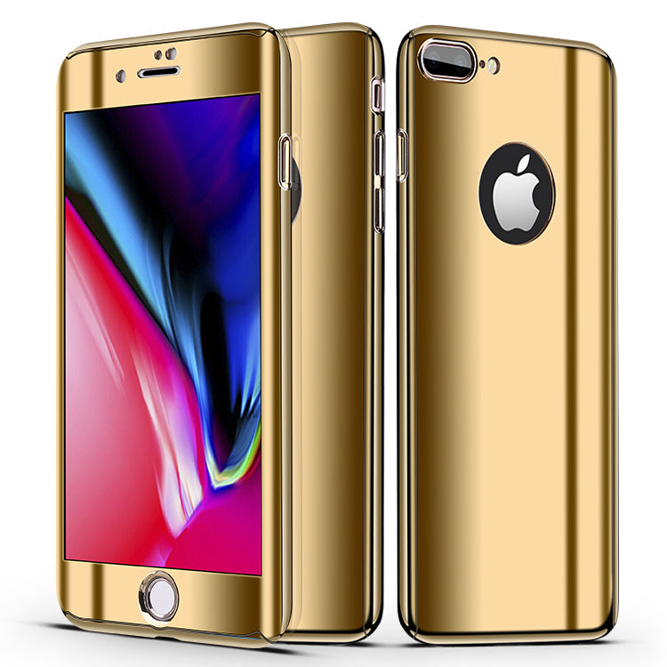 Bakeey Plating 360? Full Body Case+Tempered Glass Film For iPhone XR/XS/XS Max/X/8/8 Plus/7/7 Plus/6s/6s Plus/6/6 Plus
