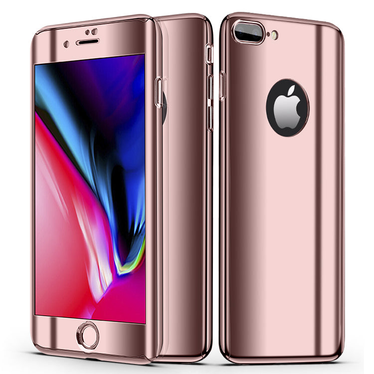 Bakeey Plating 360? Full Body Case+Tempered Glass Film For iPhone XR/XS/XS Max/X/8/8 Plus/7/7 Plus/6s/6s Plus/6/6 Plus