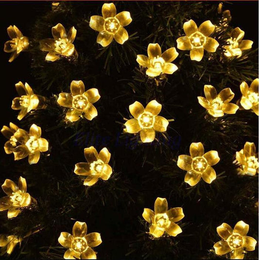 Light Color: WARM WHITE - Solar Cherry Blossom Lights All Weatherproof