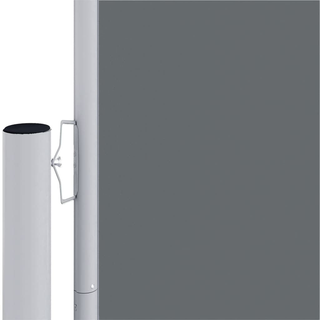 Retractable Side Awning Anthracite 70.9"x472.4