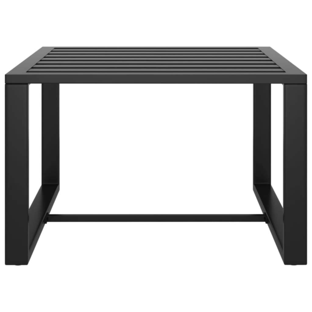 3 Piece Patio Sofa Set with Cushions Aluminum Anthracite