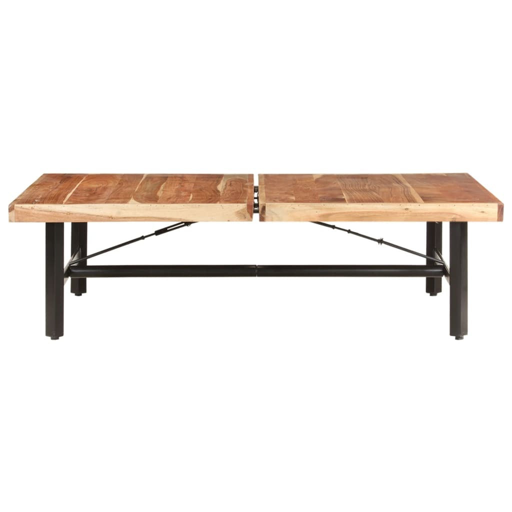 Coffee Table 55.9"x35.4"x16.5" Solid Acacia Wood