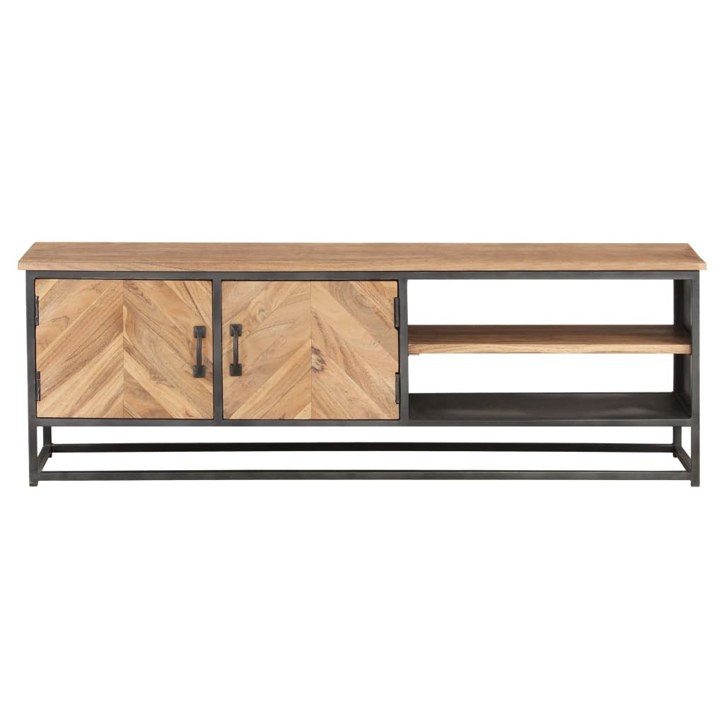 TV Stand 47.2"x11.8"x15.7" Solid Wood Acacia