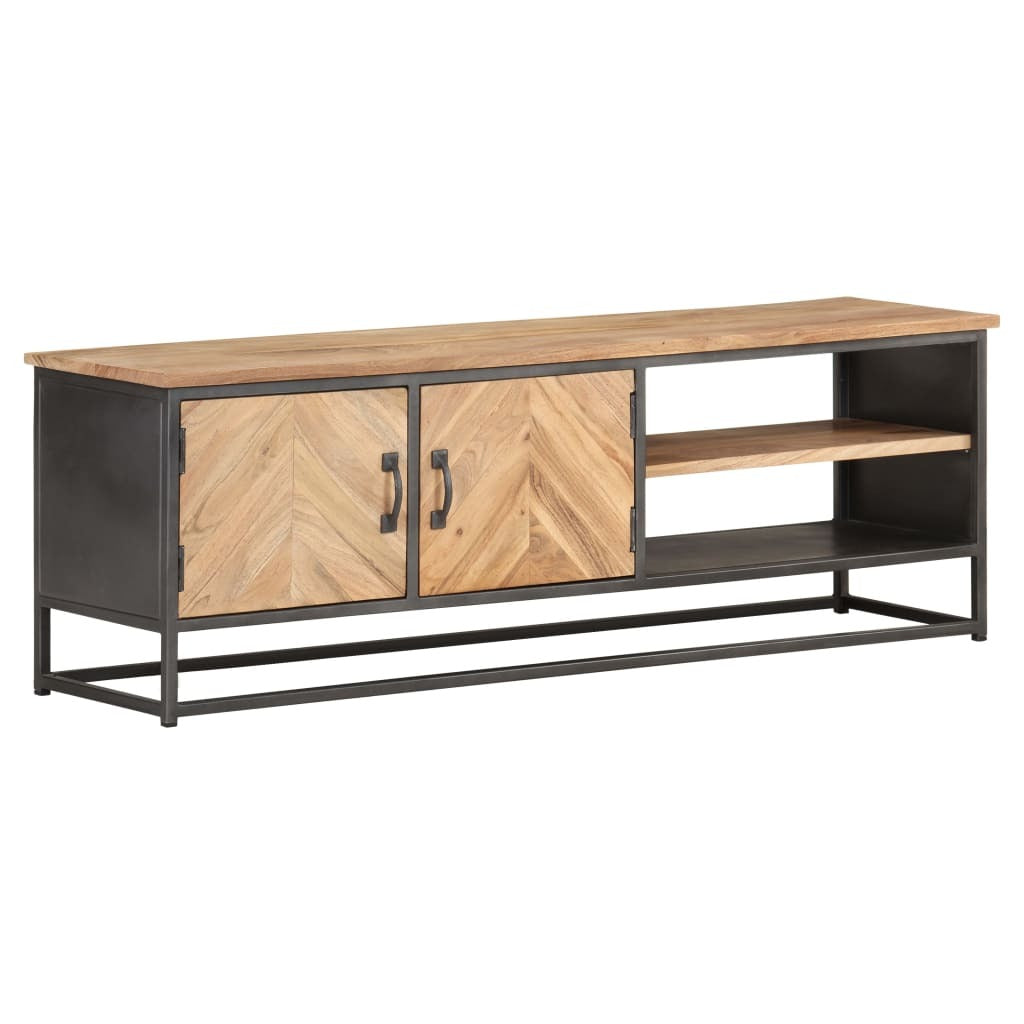 TV Stand 47.2"x11.8"x15.7" Solid Wood Acacia
