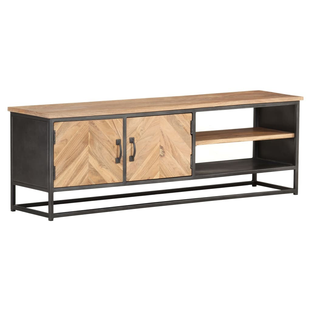 TV Stand 47.2"x11.8"x15.7" Solid Wood Acacia