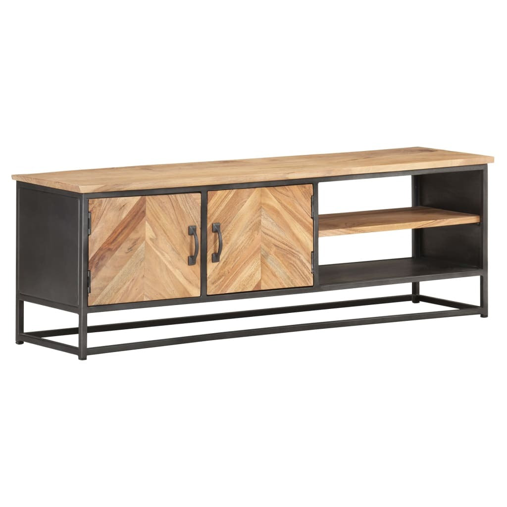 TV Stand 47.2"x11.8"x15.7" Solid Wood Acacia