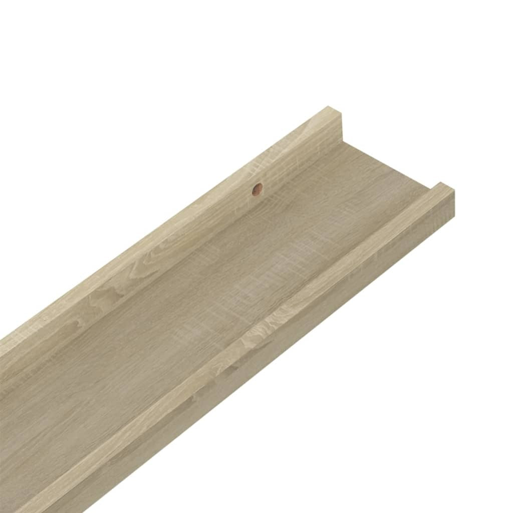 Wall Shelves 4 pcs Sonoma Oak 39.4"x3.5"x1.2