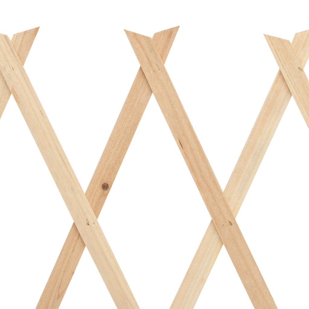 Trellis Fences 5 pcs Firwood 70.9"x23.6