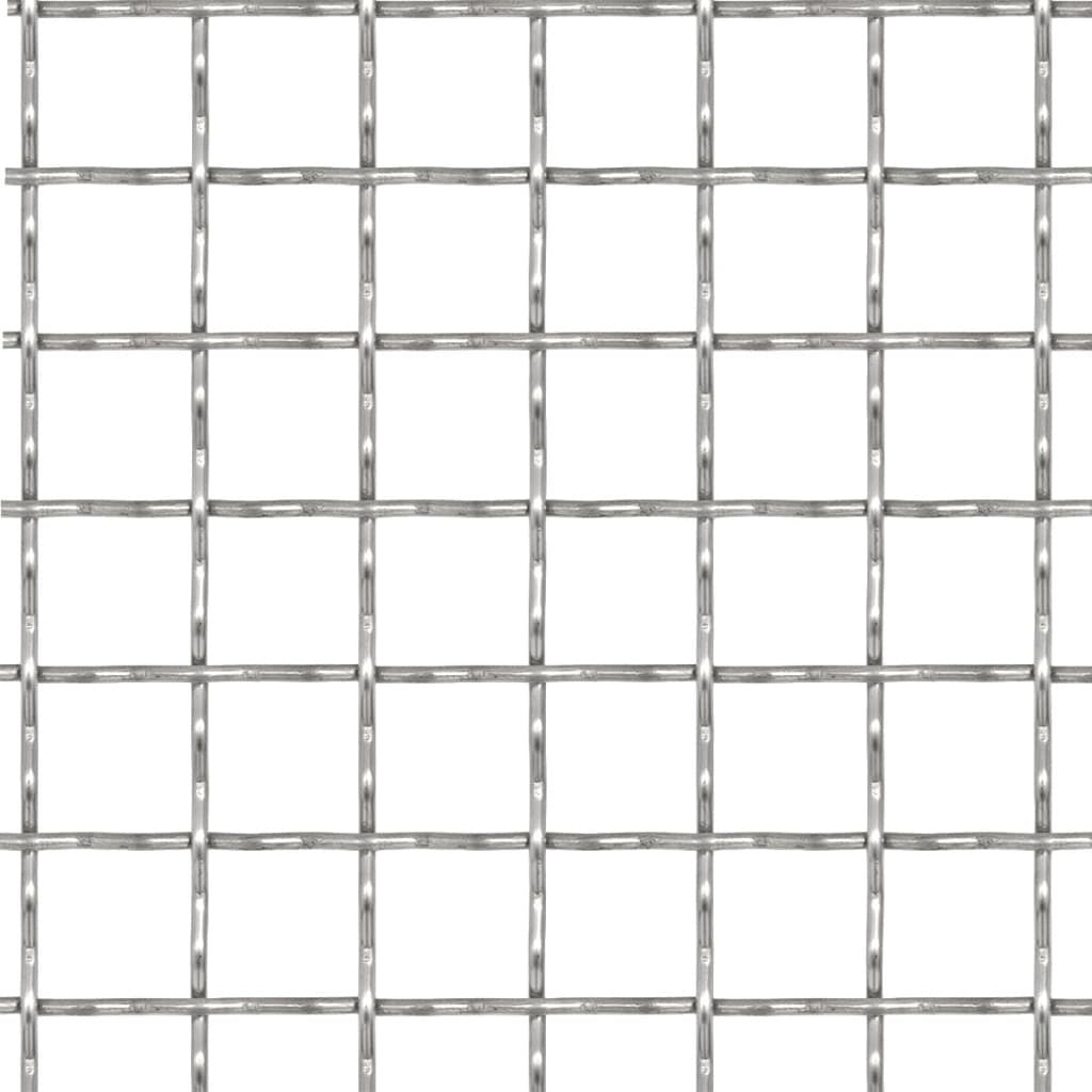 Crimped Garden Wire Fence Stainless Steel 39.4"x33.5" 1.2"x1.2"x0.1
