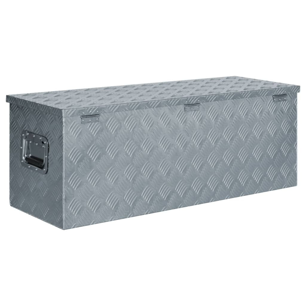 Aluminum Box 43.5"x15.2"x15.7" Silver