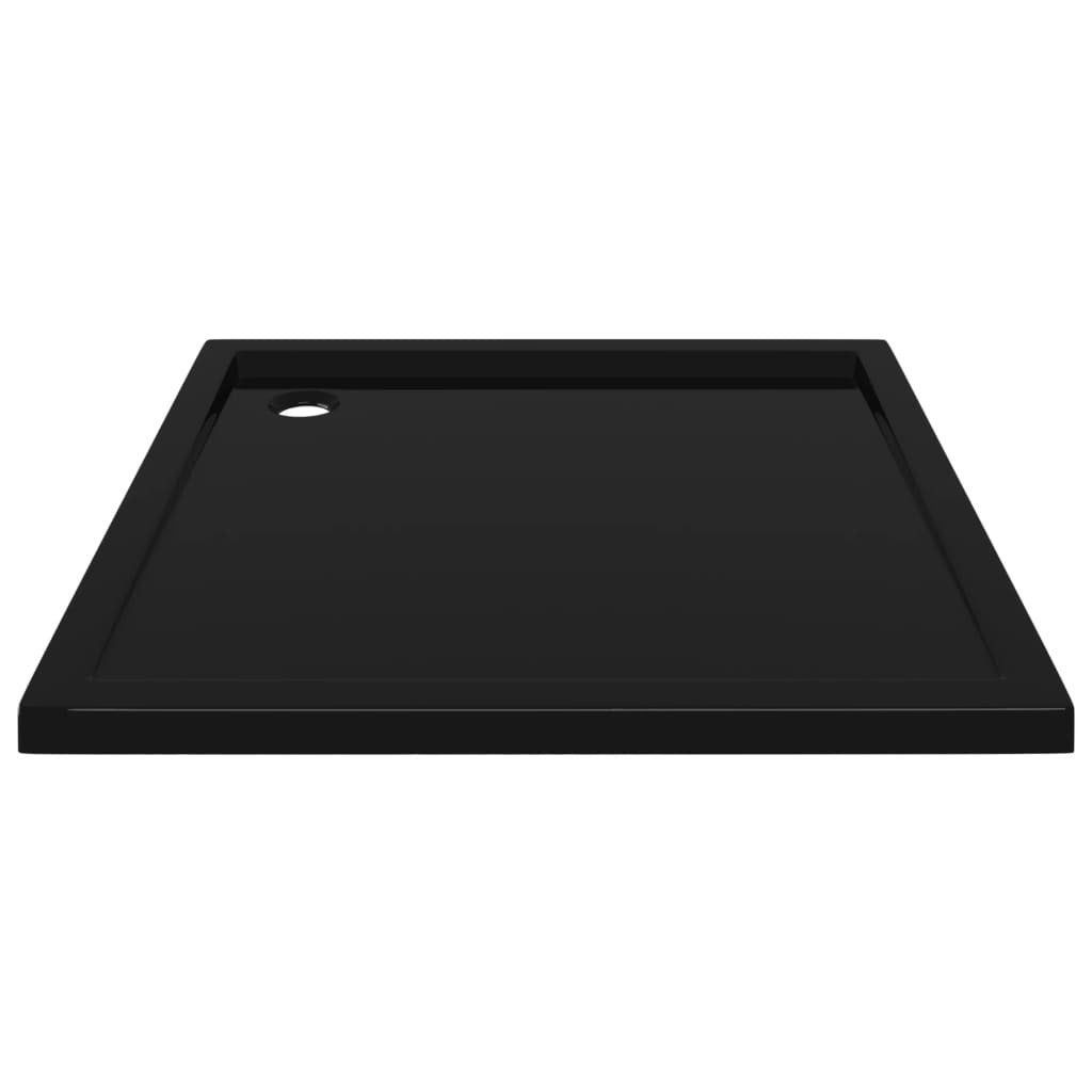 Square ABS Shower Base Tray Black 31.5"x31.5