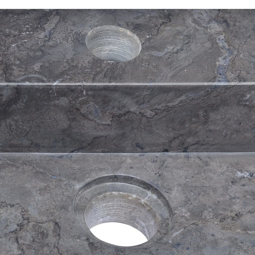 Sink Black 22.8"x15.4"x3.9" Marble