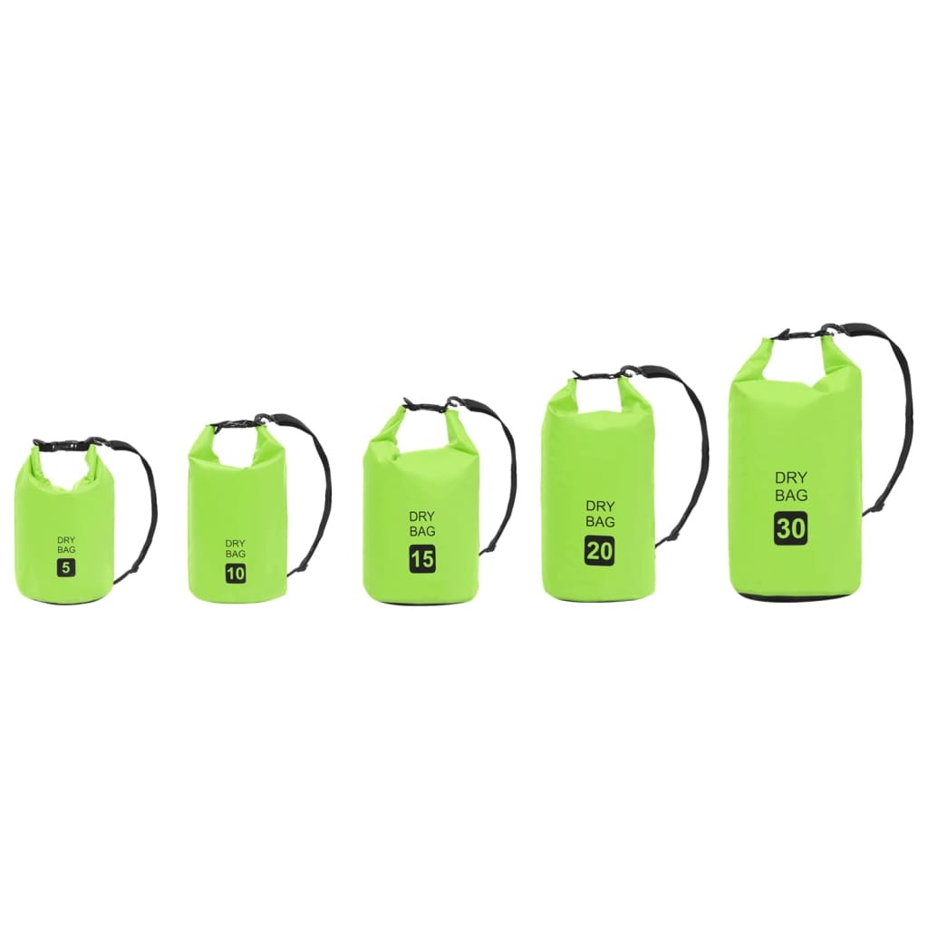 Dry Bag Green 2.6 gal PVC