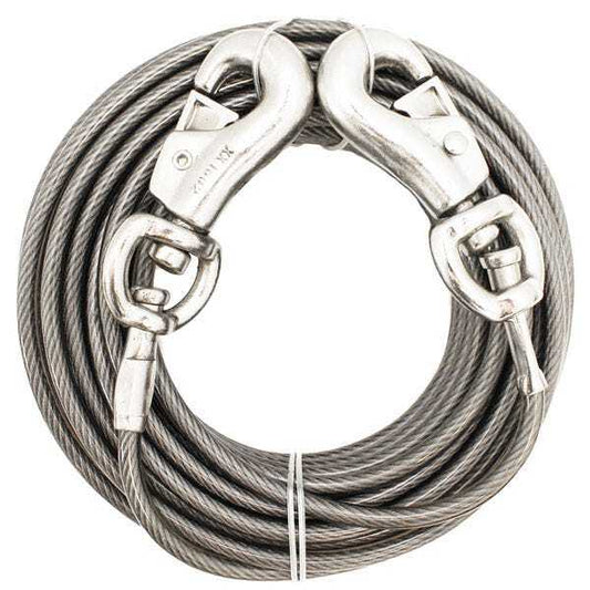 Boss Pet XL Dog Twin Swivel Vinyl Coated Tie Outs 30 ft