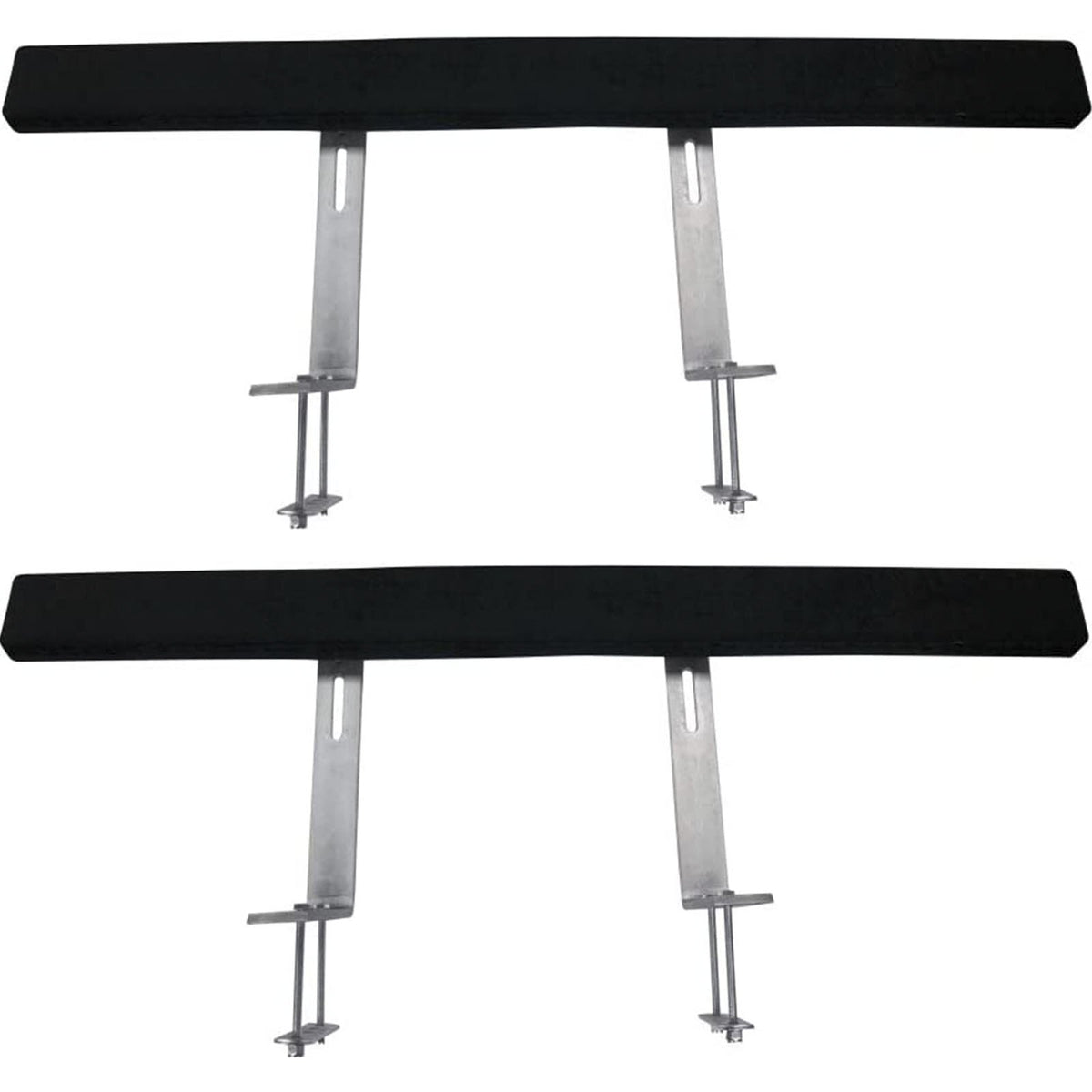 Boat Trailer Guide-ons, 48", 2 PCS Rustproof Steel Trailer Guide ons, Trailer Guides with Carpet-Padded Boards, Mounting Parts Included, for Ski Boat, Fishing Boat or Sailboat Trailer