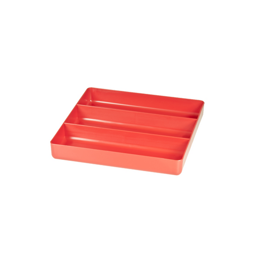 Ernst Mfg. 3 Compartment Organizer Tray Red