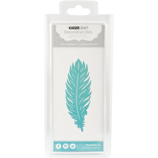 Decorative Dies Detailed Feather