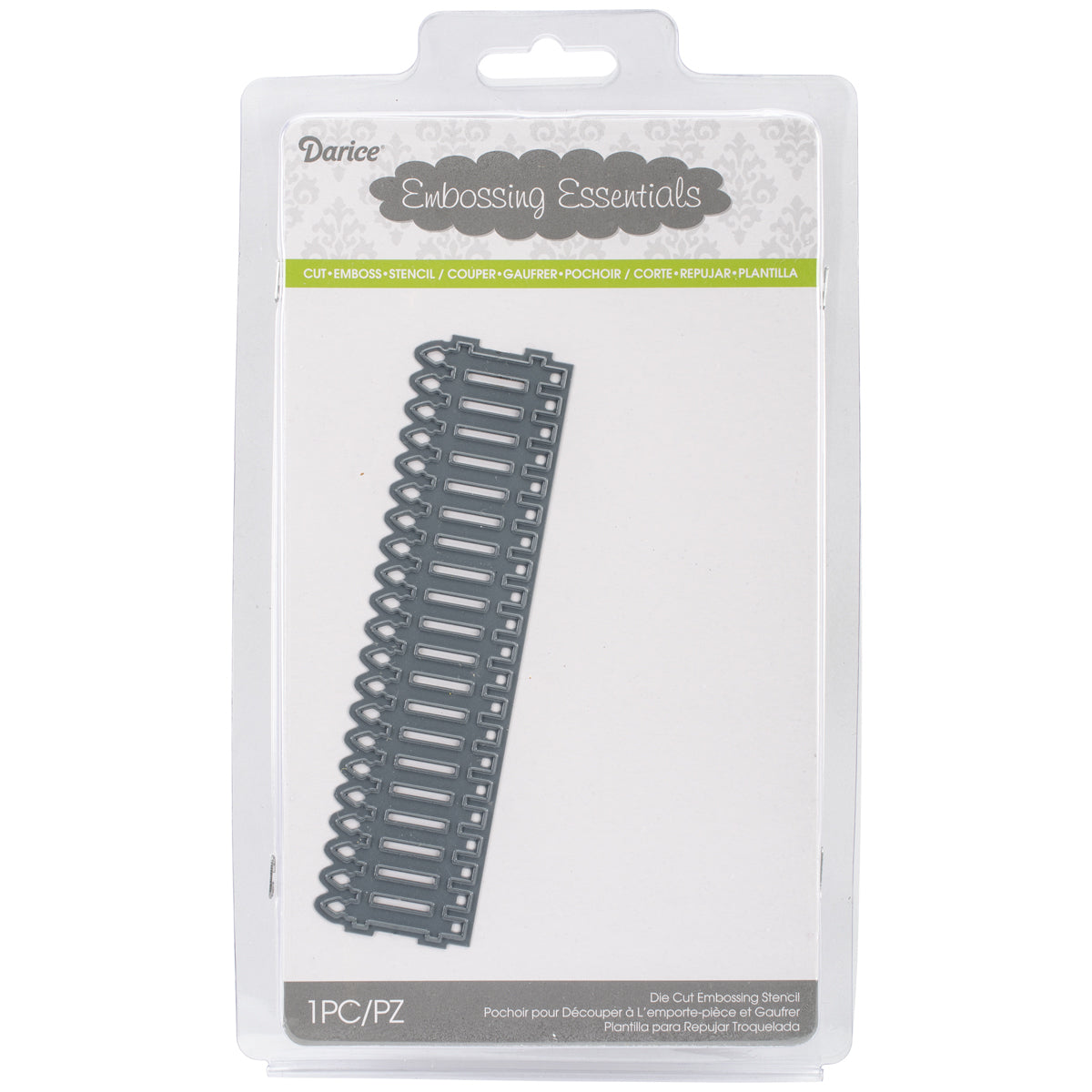 Embossing Essentials Dies Picket Fence Border