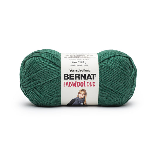 Spinrite Bernat Fabwoolous Yarn Pine 1 Pack of 1 Skein