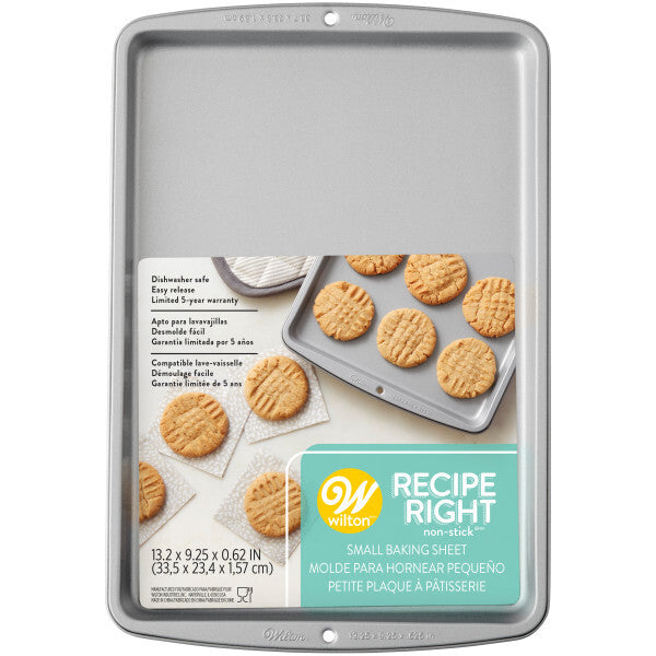 Wilton Recipe Right Small NonStick Baking Sheet 13.2 x 9.25Inch 1 Pack of 1 Piece