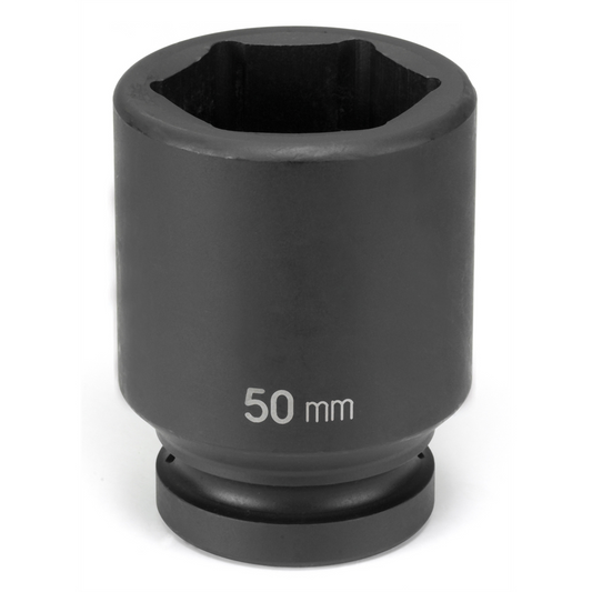 Grey Pneumatic 1" Drive x 50mm Deep Socket