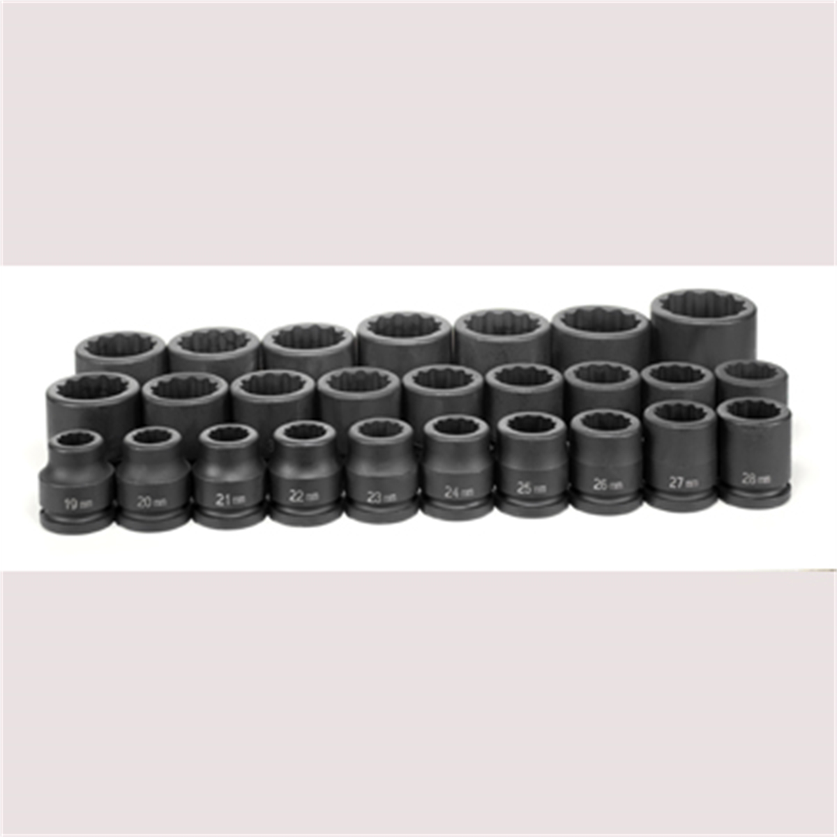 Grey Pneumatic 3/4" Dr. 26 Piece Metric Master Set - 12 Point