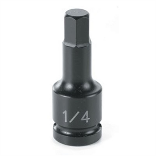 Grey Pneumatic 1/4" Drive x 6mm Hex Driver