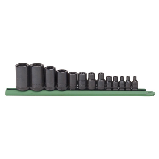 GearWrench 13 Piece 1/4 Inch, 3/8 Inch & 1/2 Inch Drive External Torx Socket Set