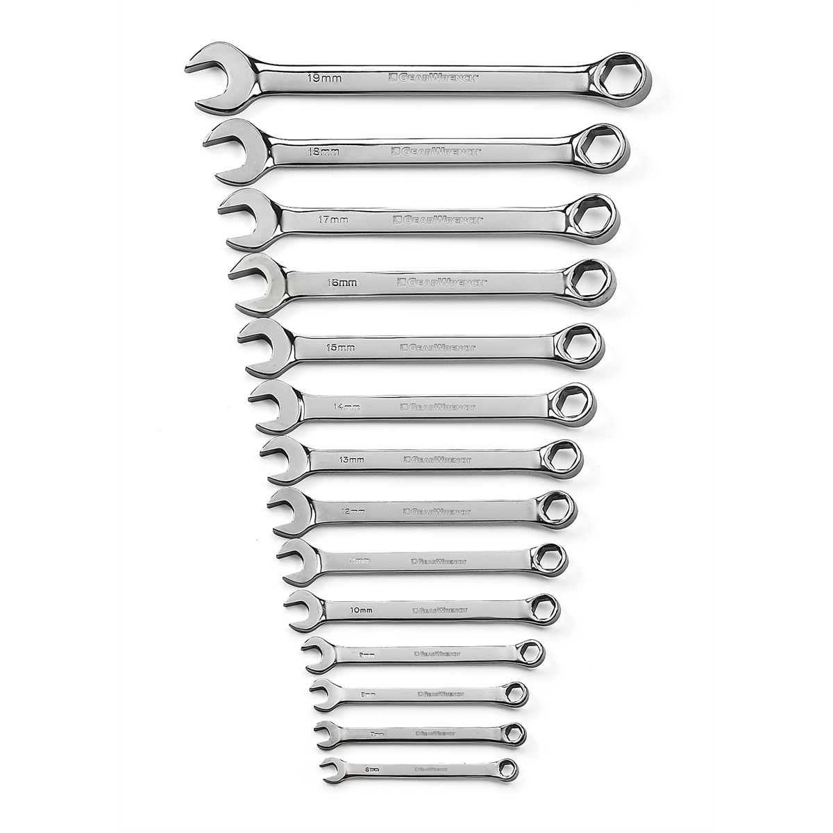 GearWrench 14 Piece 6 Point Combination Metric Wrench Set