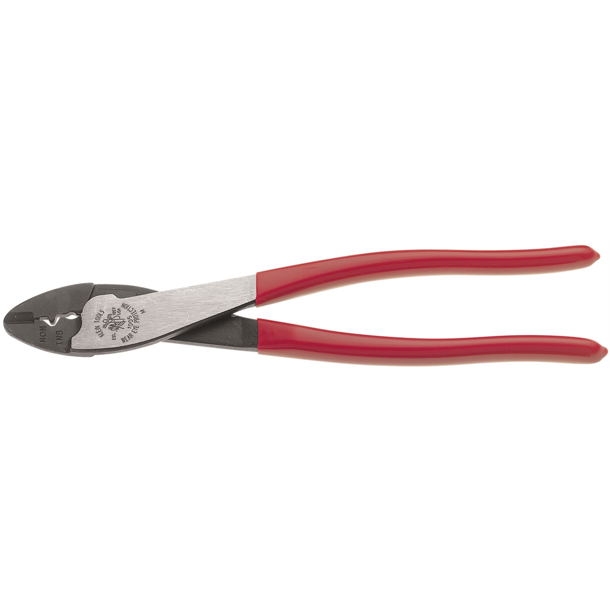 Klein Tools CRIMPING TOOL 9-3/4IN. F/NON INSL & INSL TERMINALS