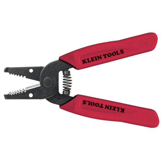 Klein Tools Wire Stripper-Cutter Flat Design for 16-26 AWG Str&ed Wire
