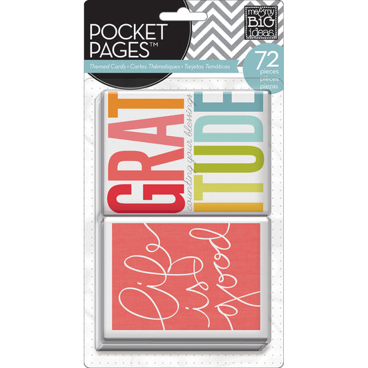 Me and My Big Ideas Pocket Pages Themed Cards Story Of Me